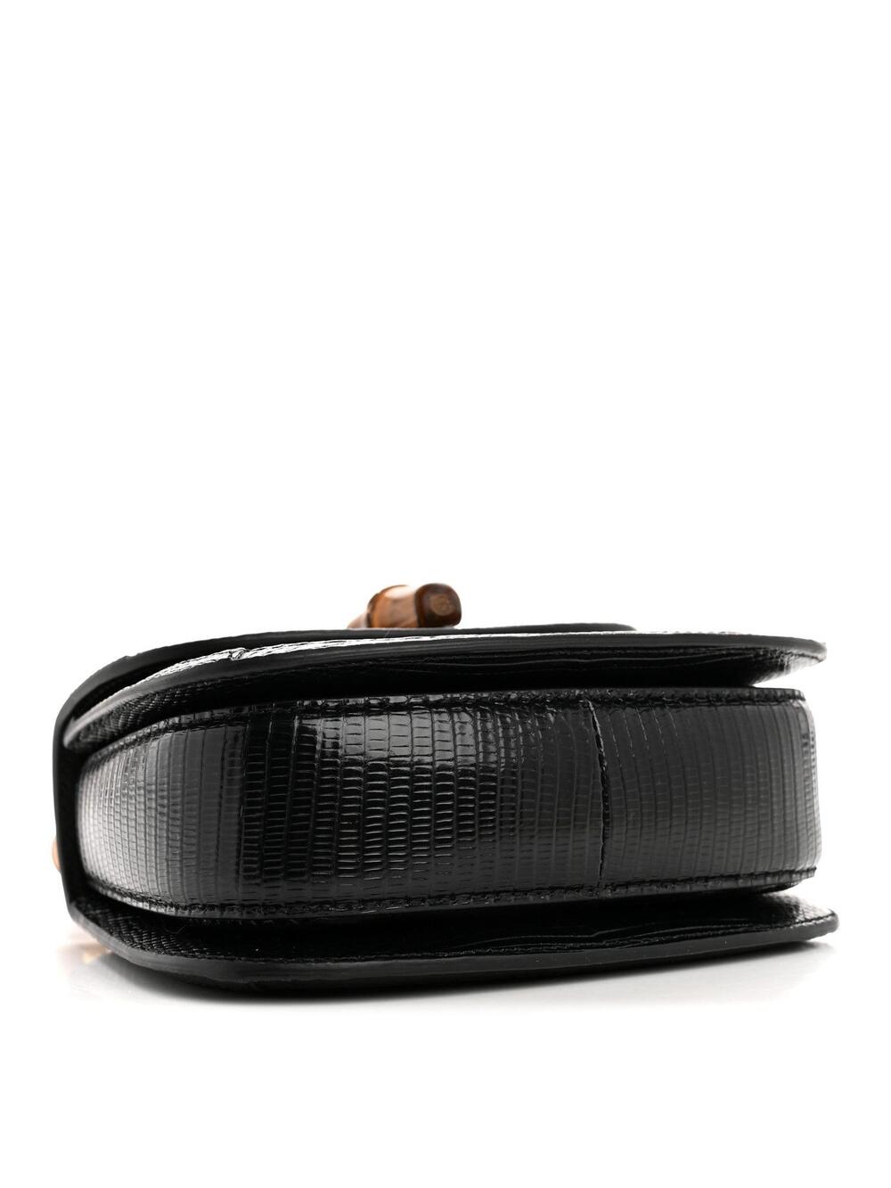 Gucci Sequin Lizard Embossed Gg Mini #294135G18B - Picture 4 of 11